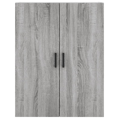 Highboard Grey Sonoma 69,5x34x180 cm Engineered Wood