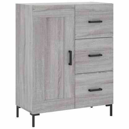 Highboard Grey Sonoma 69.5x34x180 cm Engineered Wood