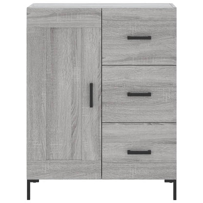 Highboard Grey Sonoma 69,5x34x180 cm Engineered Wood