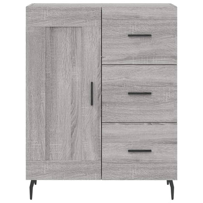 Highboard Grey Sonoma 69.5x34x180 cm Engineered Wood