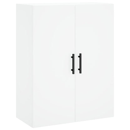 Highboard White 69,5x34x180 cm Engineered Wood
