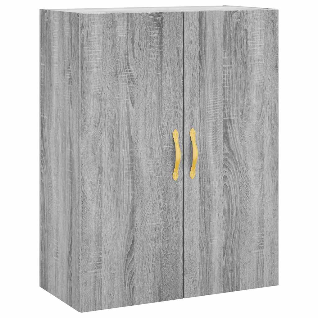 Highboard Grey Sonoma 69.5x34x180 cm Engineered Wood