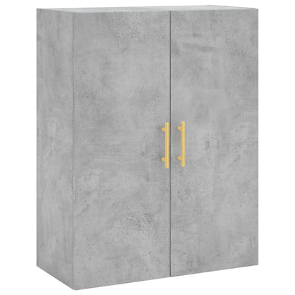 Highboard Concrete Grey 69,5x34x180 cm Engineered Wood