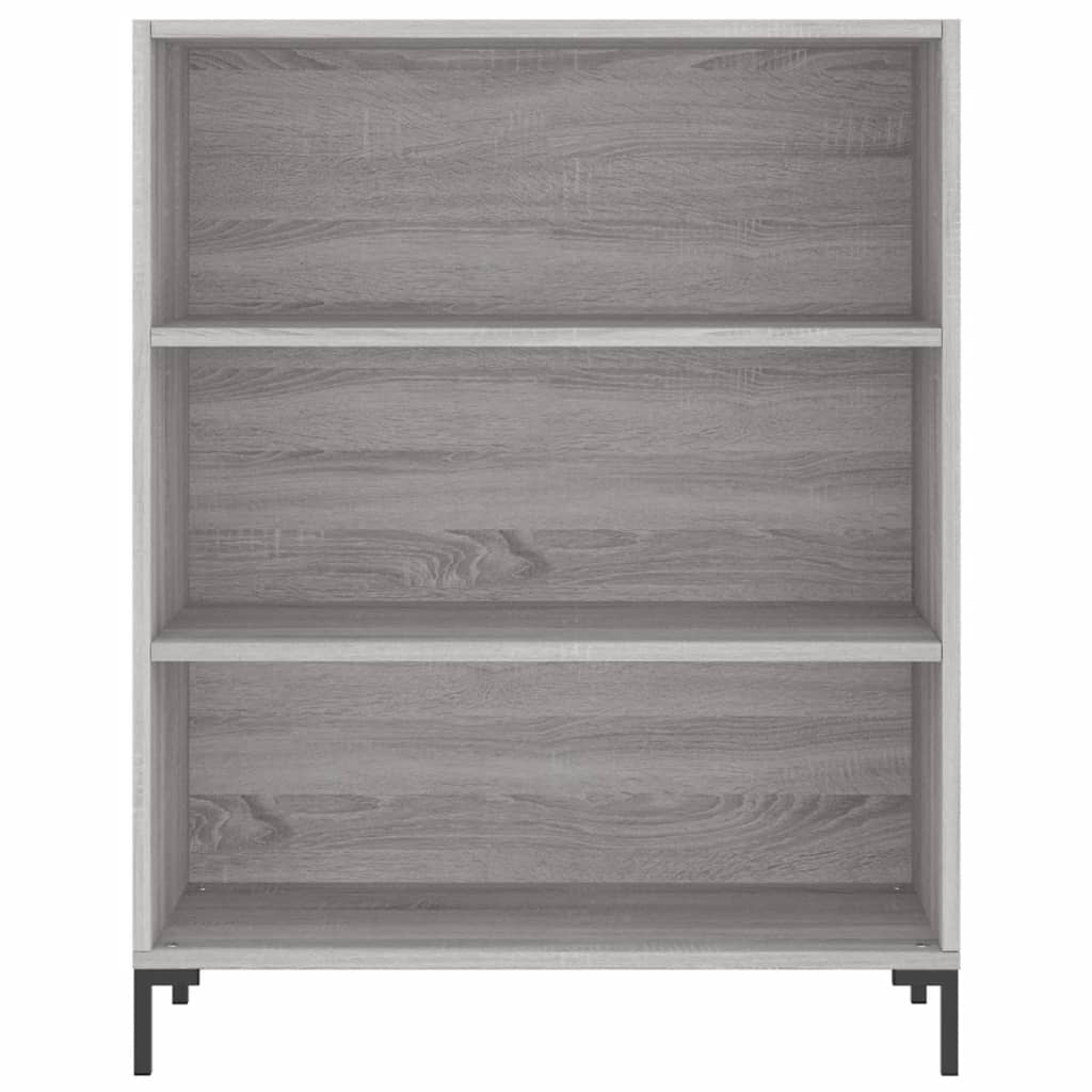 Highboard Grey Sonoma 69,5x34x180 cm Engineered Wood