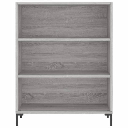 Highboard Grey Sonoma 69,5x34x180 cm Engineered Wood