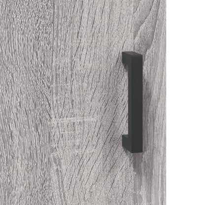 Highboard Grey Sonoma 69,5x34x180 cm Engineered Wood