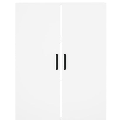 Highboard White 69.5x34x180 cm Engineered Wood