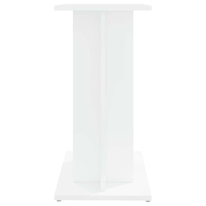 Aquarium Stand White 60x30x60 cm Engineered Wood