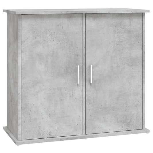 Aquarium Stand Concrete Grey 81x36x73 cm Engineered Wood