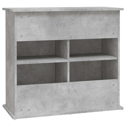 Aquarium Stand Concrete Grey 81x36x73 cm Engineered Wood