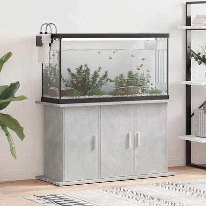 Aquarium Stand Concrete Grey 101x41x58 cm Engineered Wood
