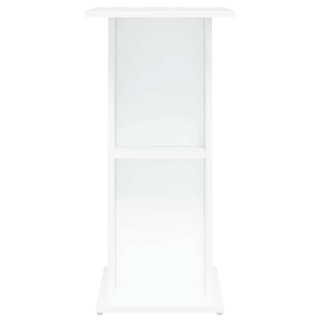 Aquarium Stand White 60,5x36x72,5 cm Engineered Wood