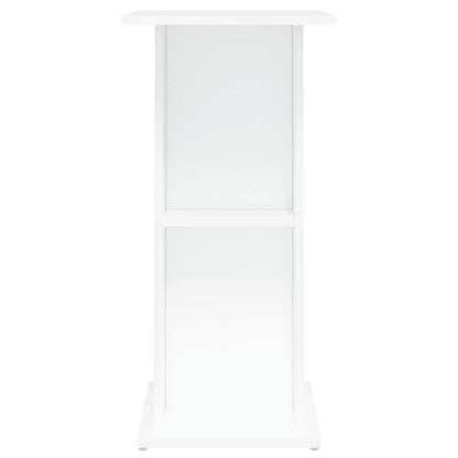 Aquarium Stand White 60,5x36x72,5 cm Engineered Wood