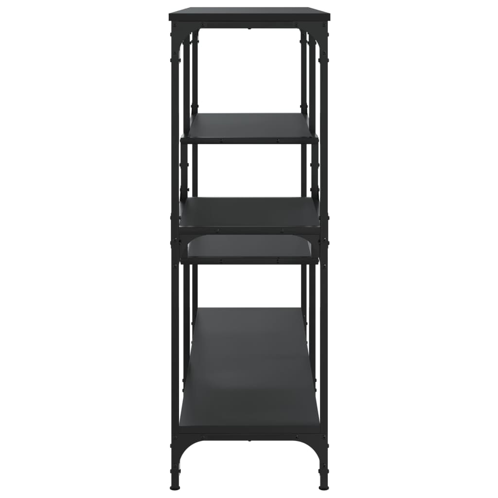 Console Table Black 103x32x95 cm Engineered Wood