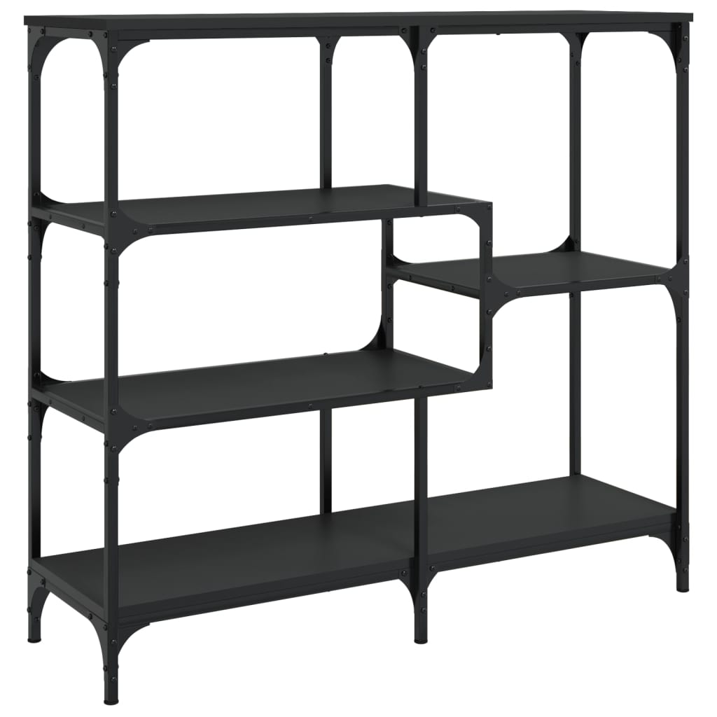 Console Table Black 103x32x95 cm Engineered Wood