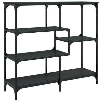 Console Table Black 103x32x95 cm Engineered Wood