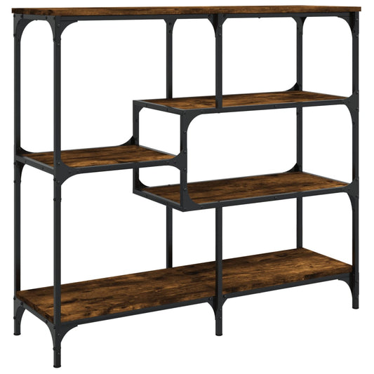 Console Table Smoked Oak 103x32x95 cm Engineered Wood
