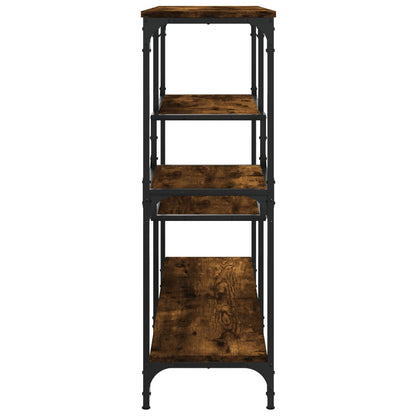 Console Table Smoked Oak 103x32x95 cm Engineered Wood