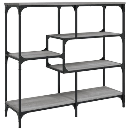 Console Table Grey Sonoma 103x32x95 cm Engineered Wood