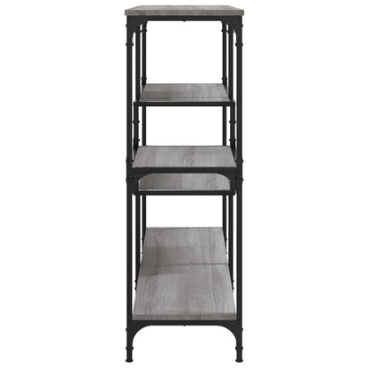 Console Table Grey Sonoma 103x32x95 cm Engineered Wood