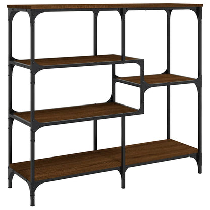 Console Table Brown Oak 103x32x95 cm Engineered Wood