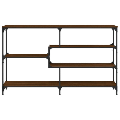 Console Table Brown Oak 160x32x95 cm Engineered Wood