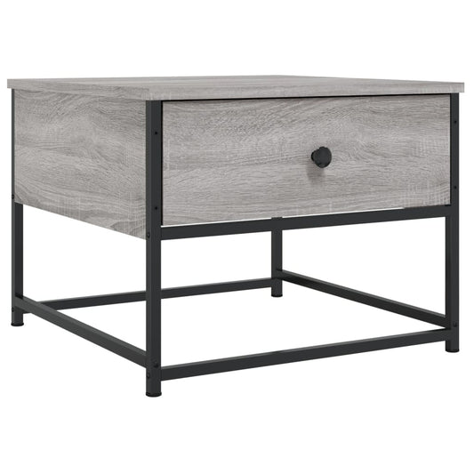 Coffee Table Grey Sonoma 51x51x40 cm Engineered Wood