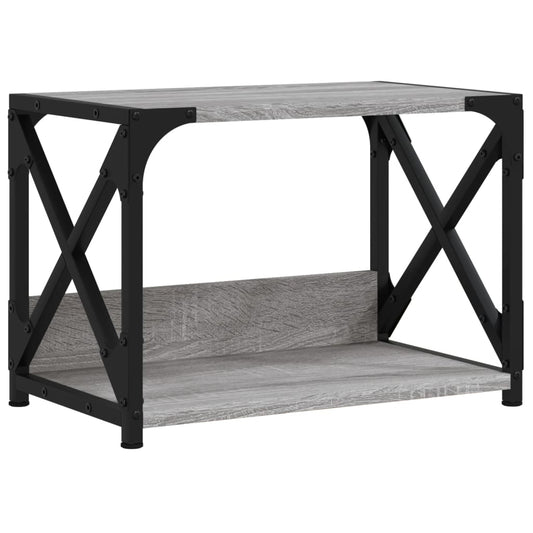 Printer Stand 2-Tier Grey Sonoma 44x26x31.5 cm Engineered Wood