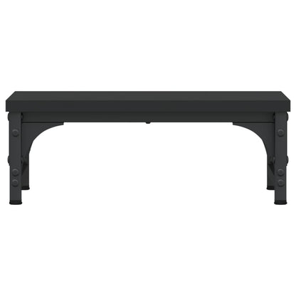 Monitor Stand Black 37x23x14 cm Engineered Wood