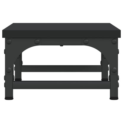 Monitor Stand Black 37x23x14 cm Engineered Wood