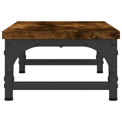Monitor Stand Smoked Oak 55x23x14 cm Engineered Wood