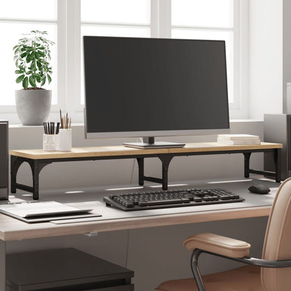 Monitor Stand Sonoma Oak 105x23x15.5 cm Engineered Wood