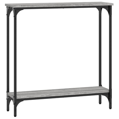 Console Table Grey Sonoma 75x22,5x75 cm Engineered Wood
