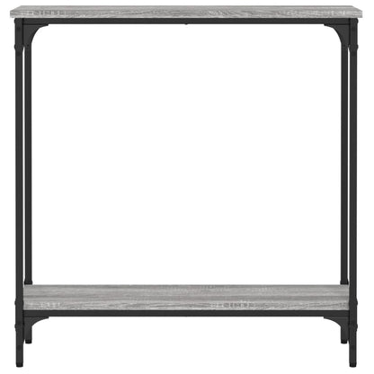 Console Table Grey Sonoma 75x22,5x75 cm Engineered Wood