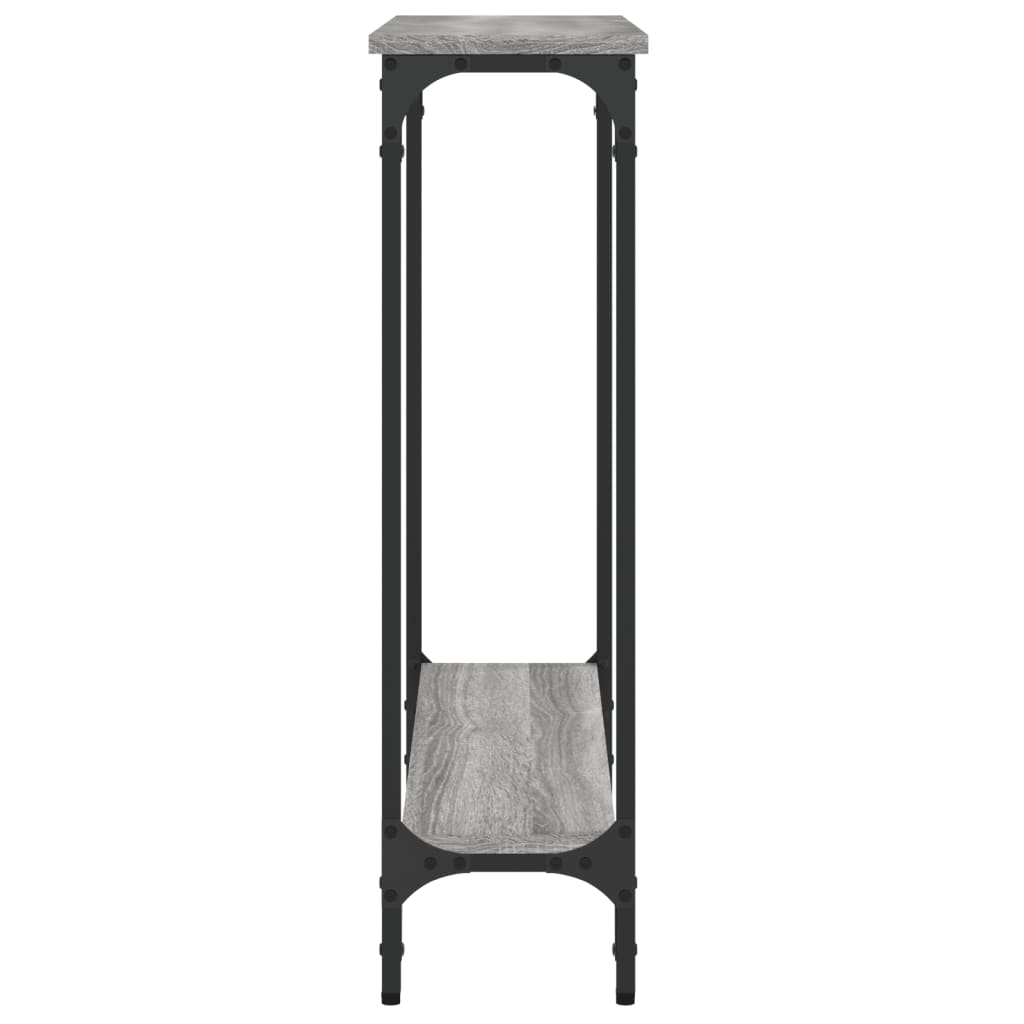 Console Table Grey Sonoma 75x22,5x75 cm Engineered Wood