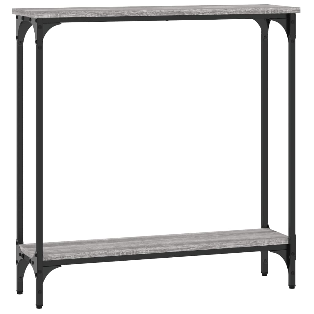 Console Table Grey Sonoma 75x22,5x75 cm Engineered Wood