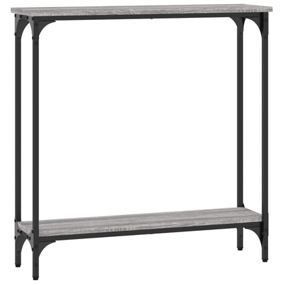 Console Table Grey Sonoma 75x22,5x75 cm Engineered Wood