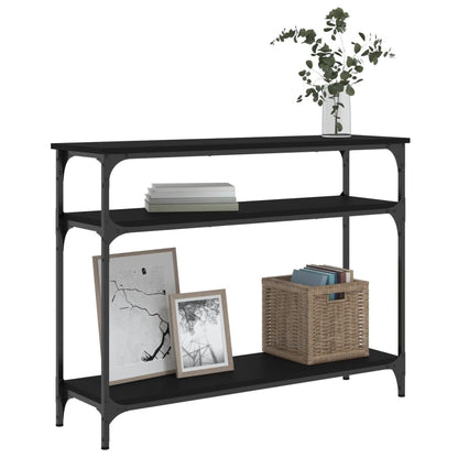 Console Table | Black | Engineered wood and metal | Narrow