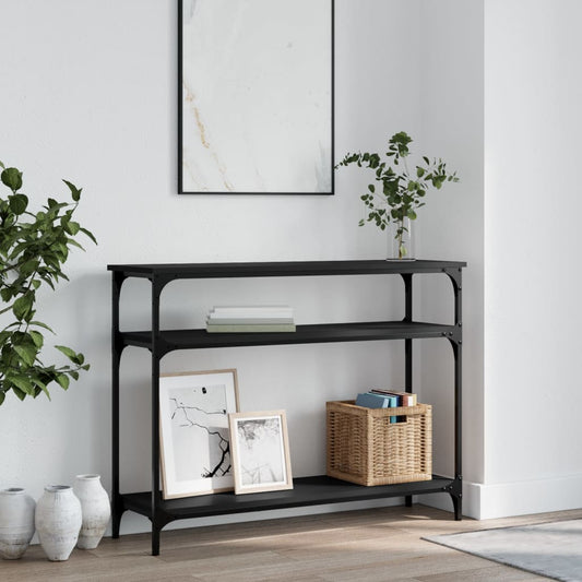Console Table | Black | Engineered wood and metal | Narrow