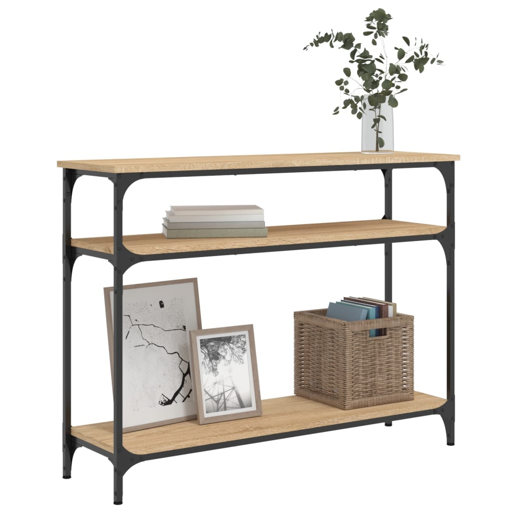 Console Table Sonoma Oak 100x29x75 cm Engineered Wood