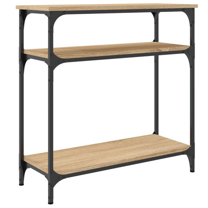 Console Table Sonoma Oak 75x29x75 cm Engineered Wood