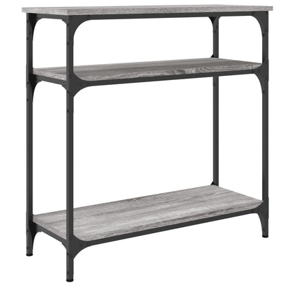 Console Table Grey Sonoma 75x29x75 cm Engineered Wood