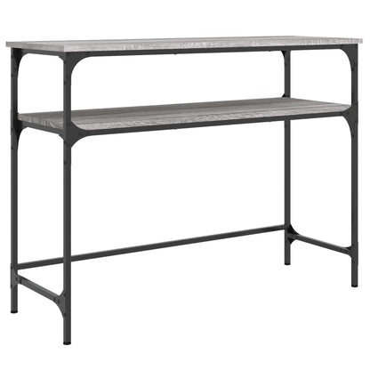 Console Table Grey Sonoma 100x35.5x75 cm Engineered Wood