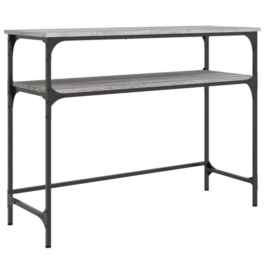 Console Table Grey Sonoma 100x35.5x75 cm Engineered Wood
