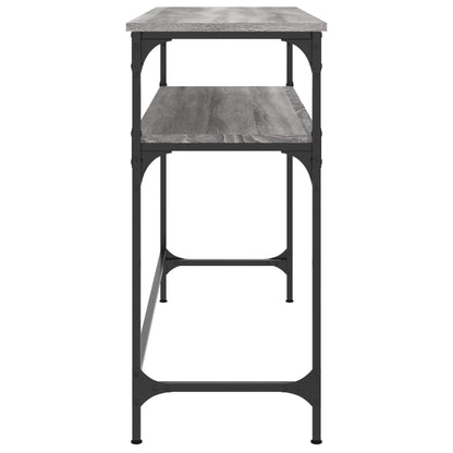 Console Table Grey Sonoma 100x35.5x75 cm Engineered Wood