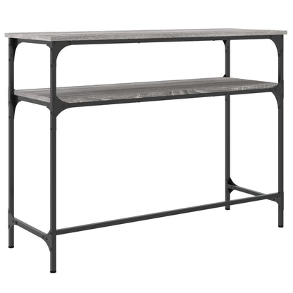 Console Table Grey Sonoma 100x35.5x75 cm Engineered Wood