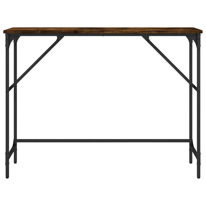 Console Table Smoked Oak 100x32x75 cm Engineered Wood