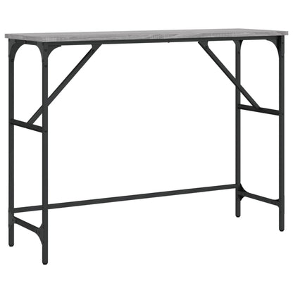 Console Table Grey Sonoma 100x32x75 cm Engineered Wood