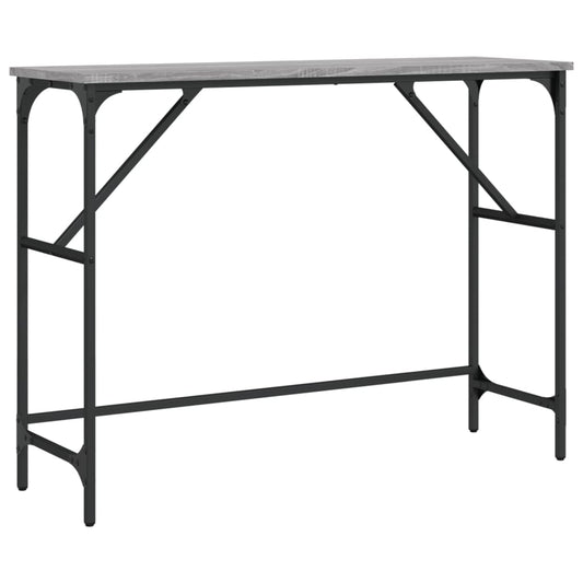 Console Table Grey Sonoma 100x32x75 cm Engineered Wood
