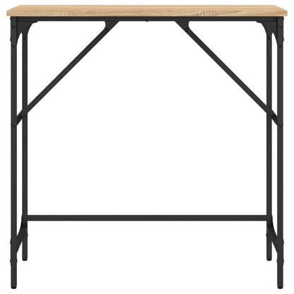 Console Table Sonoma Oak 75x32x75 cm Engineered Wood